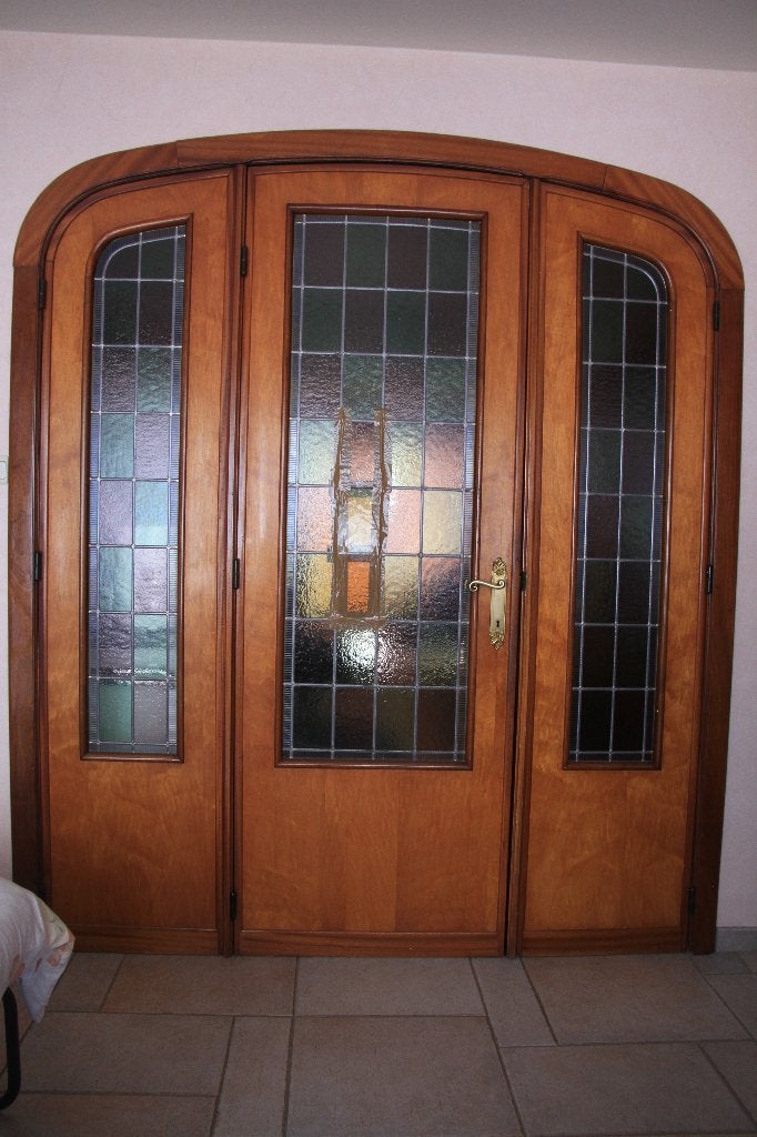 Deuren Glas in lood, Ophalen, Gebruikt, Glas, Binnendeur