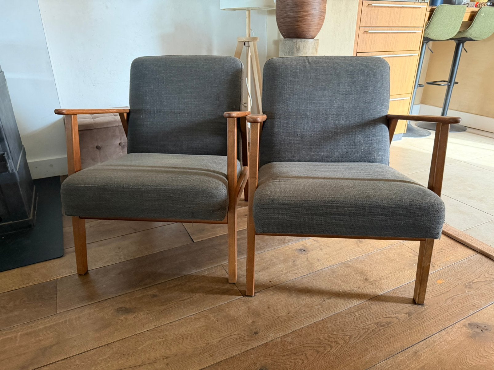 2x IKEA stoelen, Maison & Meubles, Fauteuils, Enlèvement, Utilisé