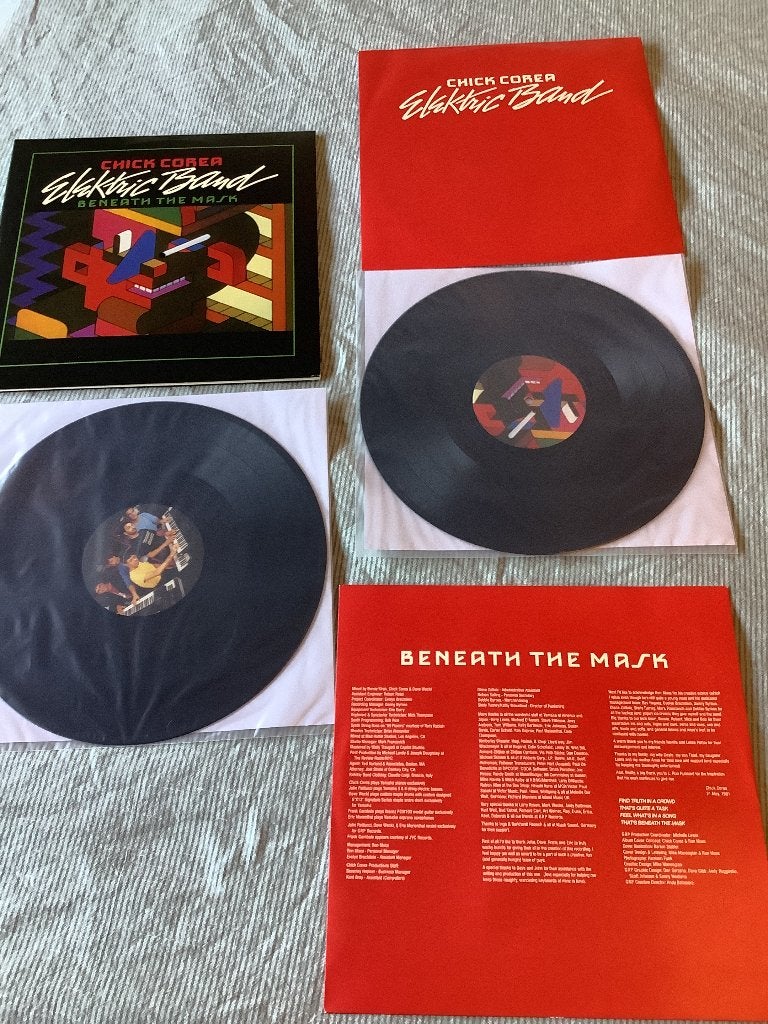 Chick Corea / Elektric Band. Beneath The Mask. 2LP 180 gram, CD & DVD, Vinyles | Jazz & Blues, 12 pouces, Comme neuf, Double LP