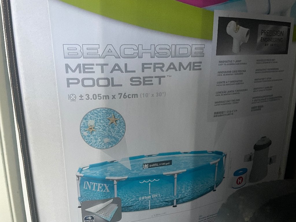Nieuw Zwembad te koop, 200 à 400 cm, Rond, Comme neuf, Enlèvement