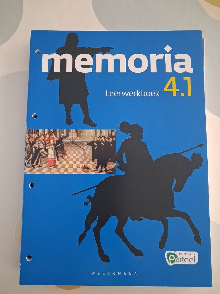 Memoria 4.1 - 4de middelbaar, Livres, Livres scolaires, Histoire, Comme neuf, Enlèvement, Secondaire