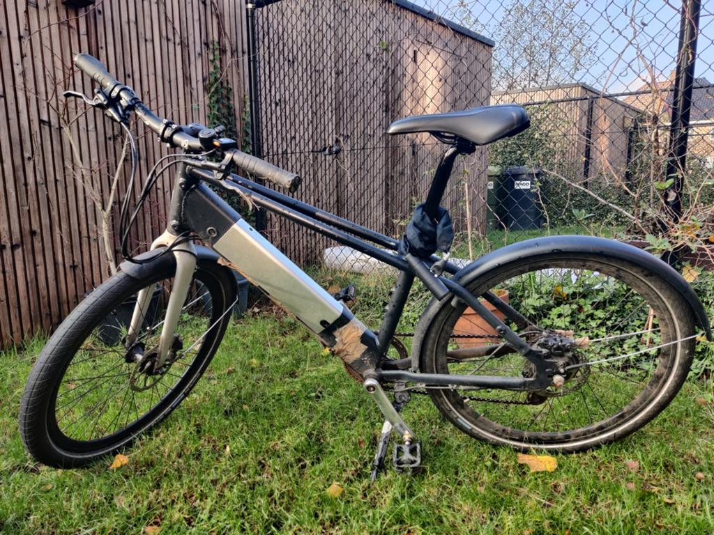 Elektrische fiets Ahooga Modular, Ophalen, Gebruikt, Minder dan 30 km per accu, Overige merken