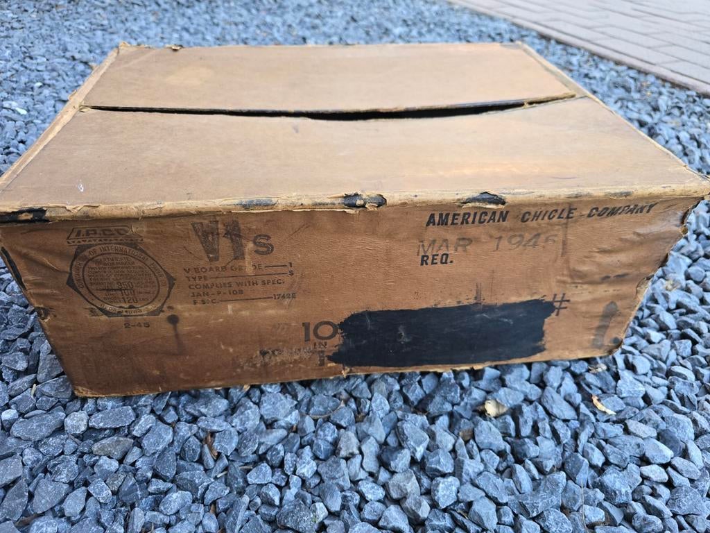 Caisse de rationnement en carton 10 en 1 réutilisée USB de l, Collections, Enlèvement ou Envoi