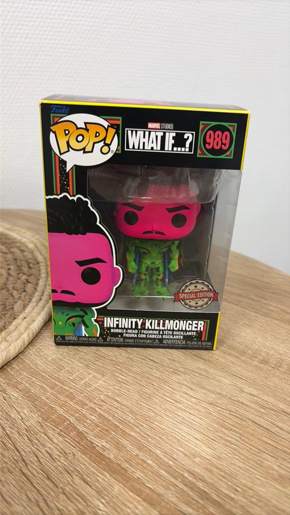 Funko pop infinity killmonger 989 special edition, Verzamelen, Ophalen, Zo goed als nieuw