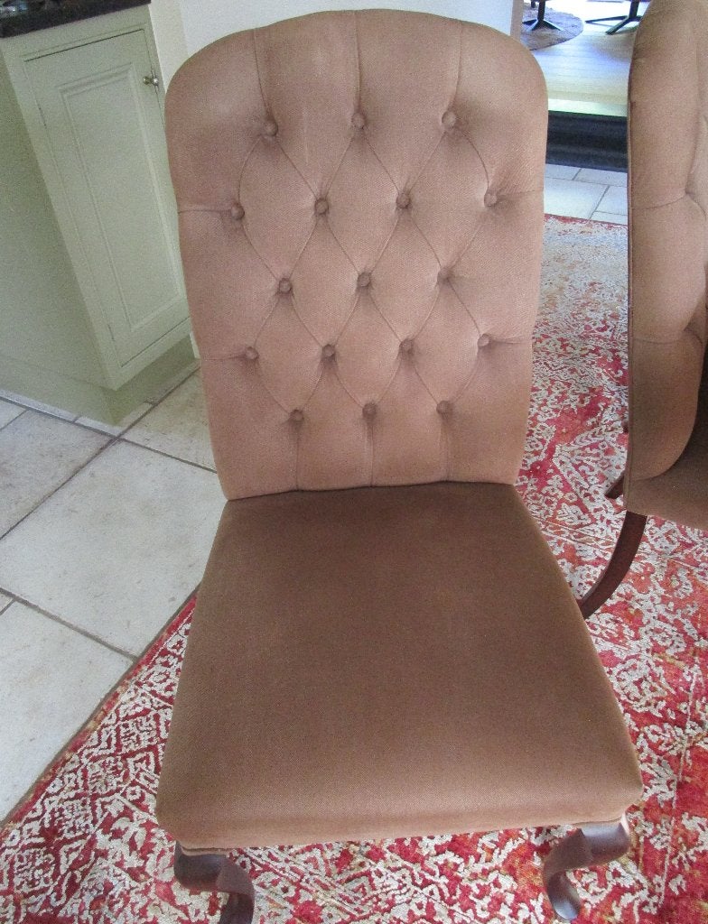 6 landelijke stoelen, Huis en Inrichting, Ophalen, Hout, Gebruikt, Bruin