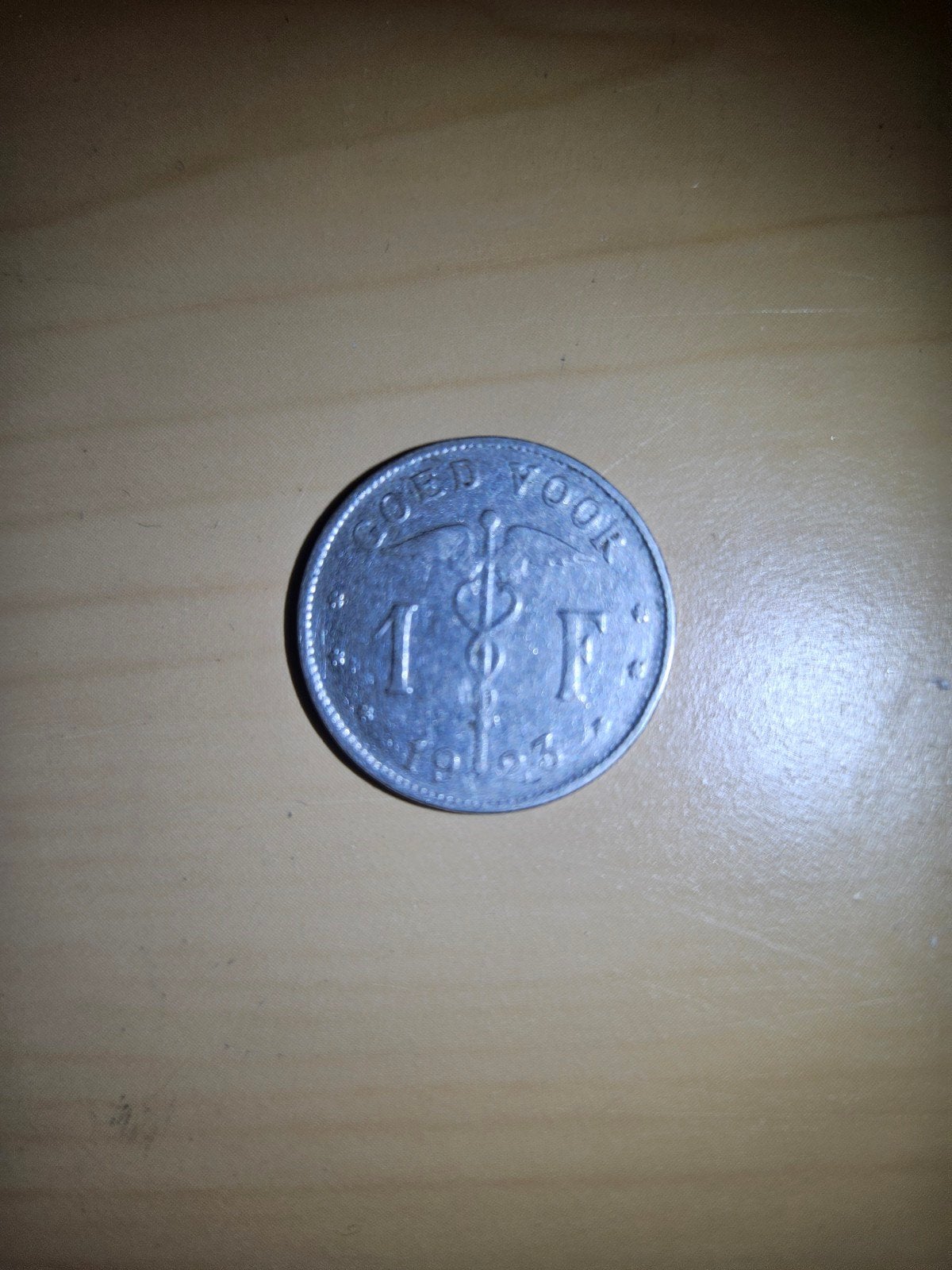 Zeldzame 1frank 1923, Ophalen