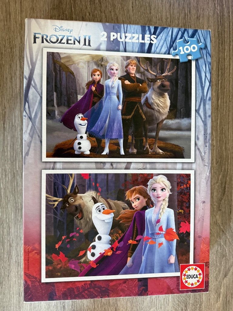 Frozen puzzels, Kinderen en Baby's, Ophalen, Meer dan 50 stukjes, Zo goed als nieuw