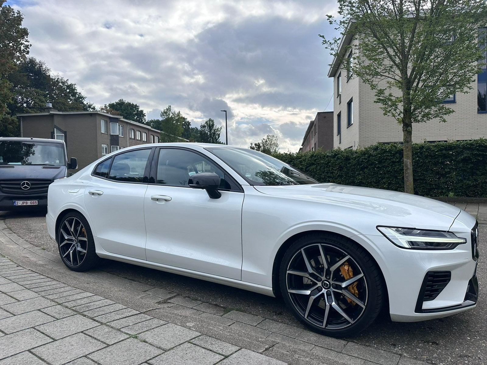 Volvo S60 2.0 T8 Polestar Engineered Keyless Led Navi Full, Auto's, Automaat, Dealer onderhouden, 1969 cc, S60