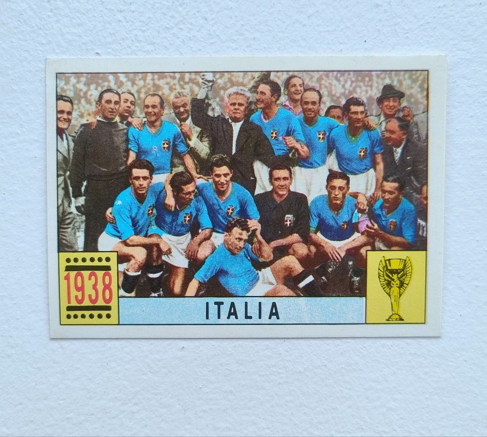 Panini Mexico 70:1938 Équipe d'Italie, Envoi