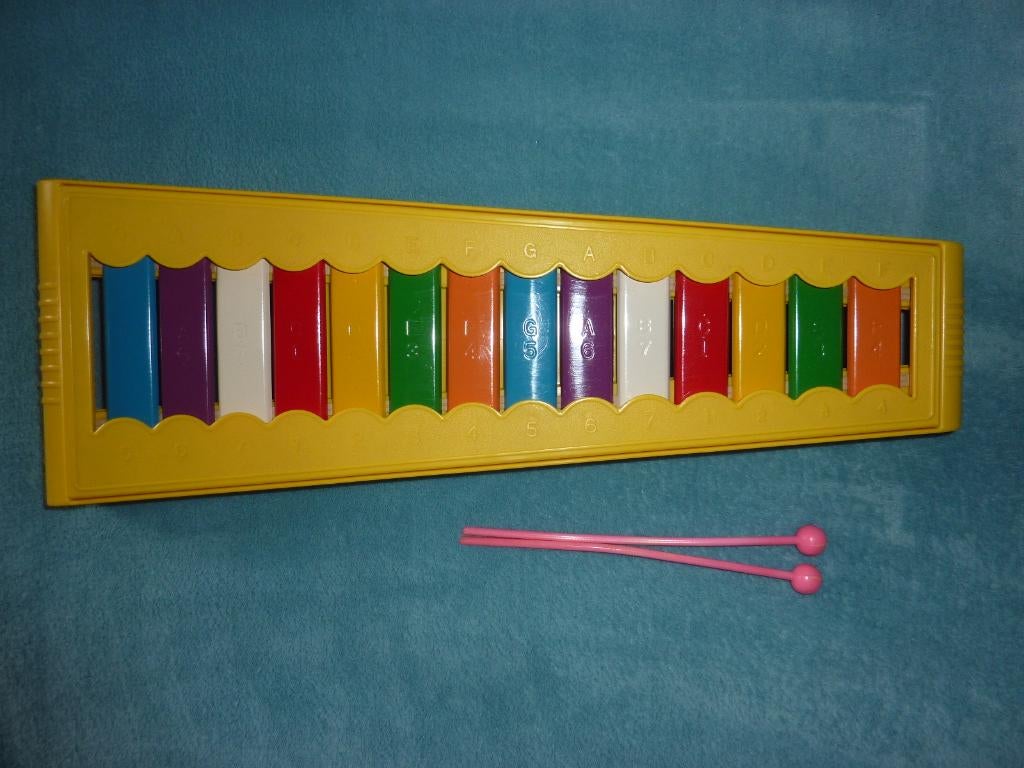 Xylophone Canary Vintage - Longueur 46,5cm, Enlèvement, Comme neuf, Percussion mélodique