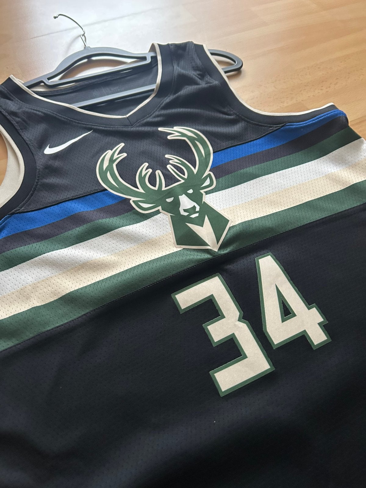 Maillot NBA Bucks Antetokounmpo (2020-2021) Taille M, Sports & Fitness, Enlèvement ou Envoi, Neuf, Vêtements