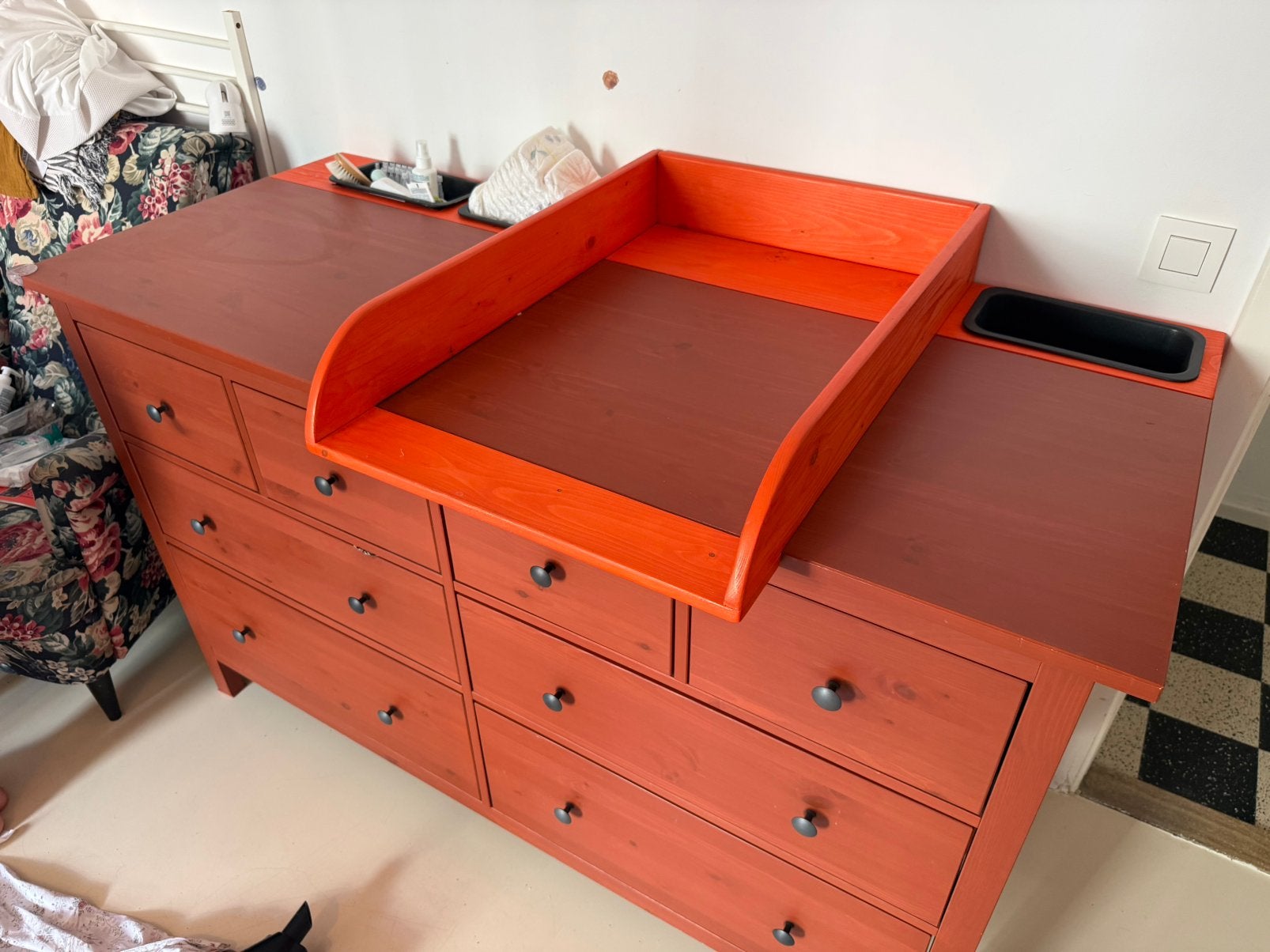Babyverschoontafel voor Ikea Hemnes, Kinderen en Baby's, Ophalen, Gebruikt, Overige typen