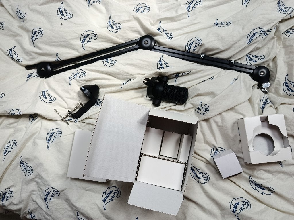 Rode podmic usb + Rode Arm, Muziek en Instrumenten, Microfoons, Zo goed als nieuw, Studiomicrofoon, Ophalen