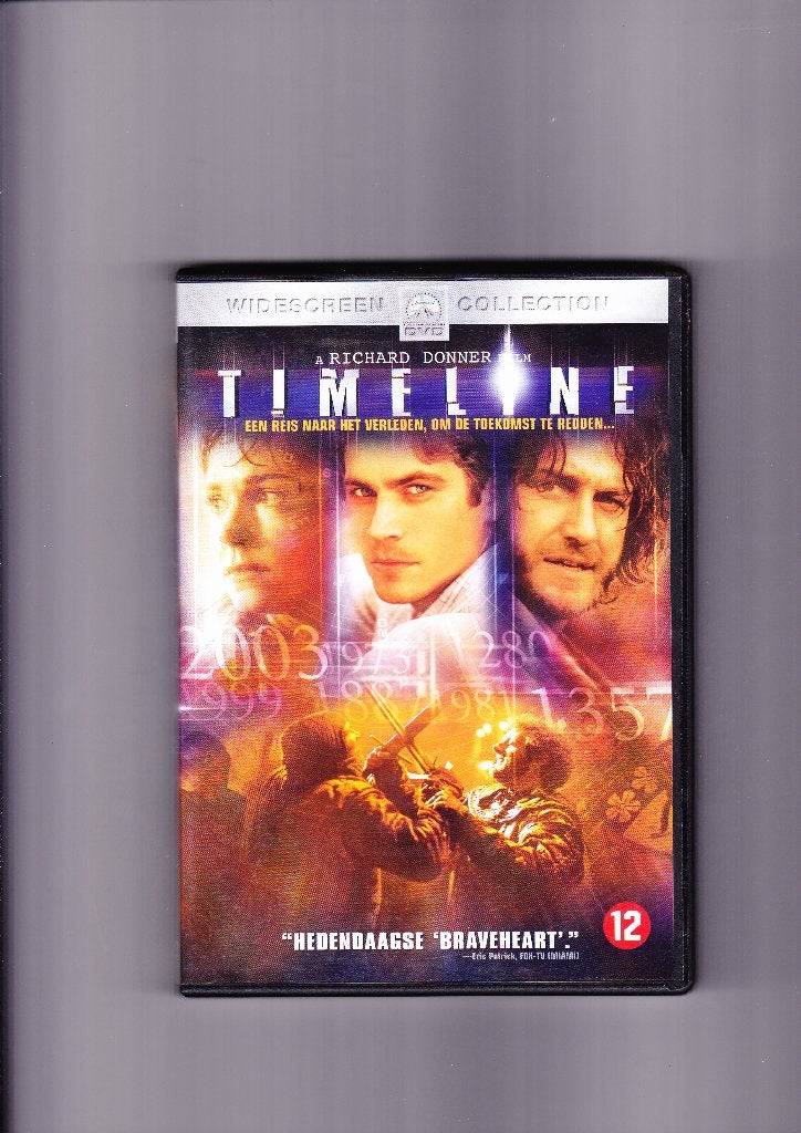 DVD film Timeline, Ophalen of Verzenden, Zo goed als nieuw