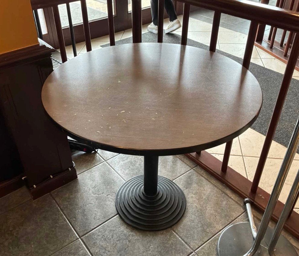 table ronde diamètre 100 ou 80cm, Enlèvement, Comme neuf