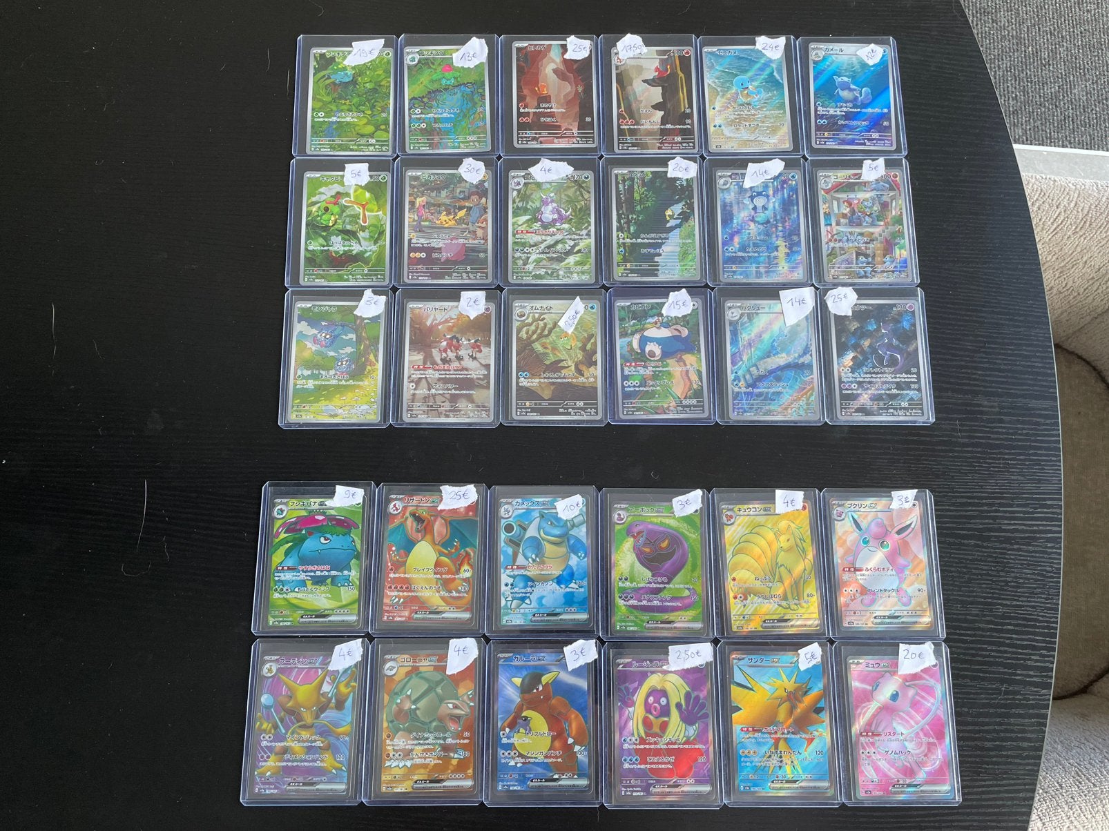 Pokemon 151 japans & koreaans, Ophalen, Zo goed als nieuw, Meerdere kaarten