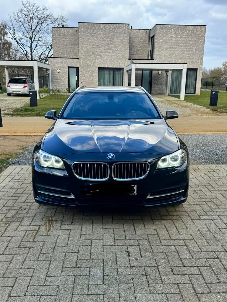 Bmw 520D, Auto's, Achterwielaandrijving, Zwart, Leder, 5 deurs