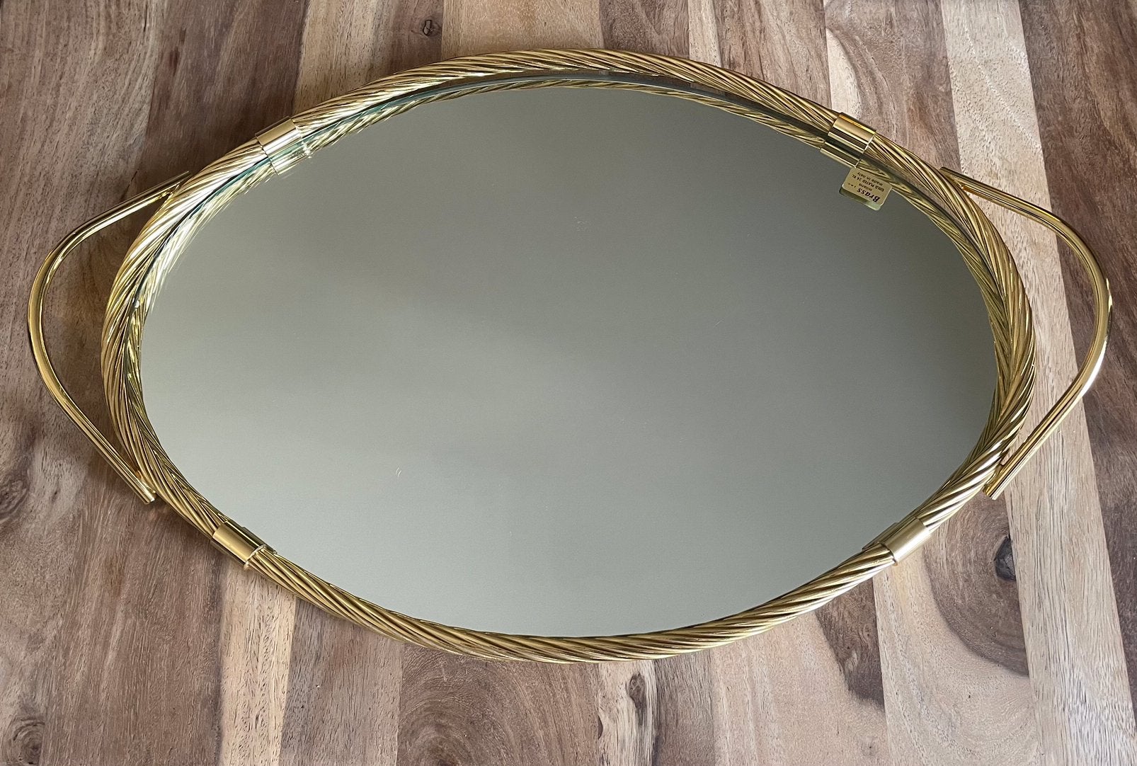 Dienblad Dimart Milano 24kt goud, Ophalen, Ovaal