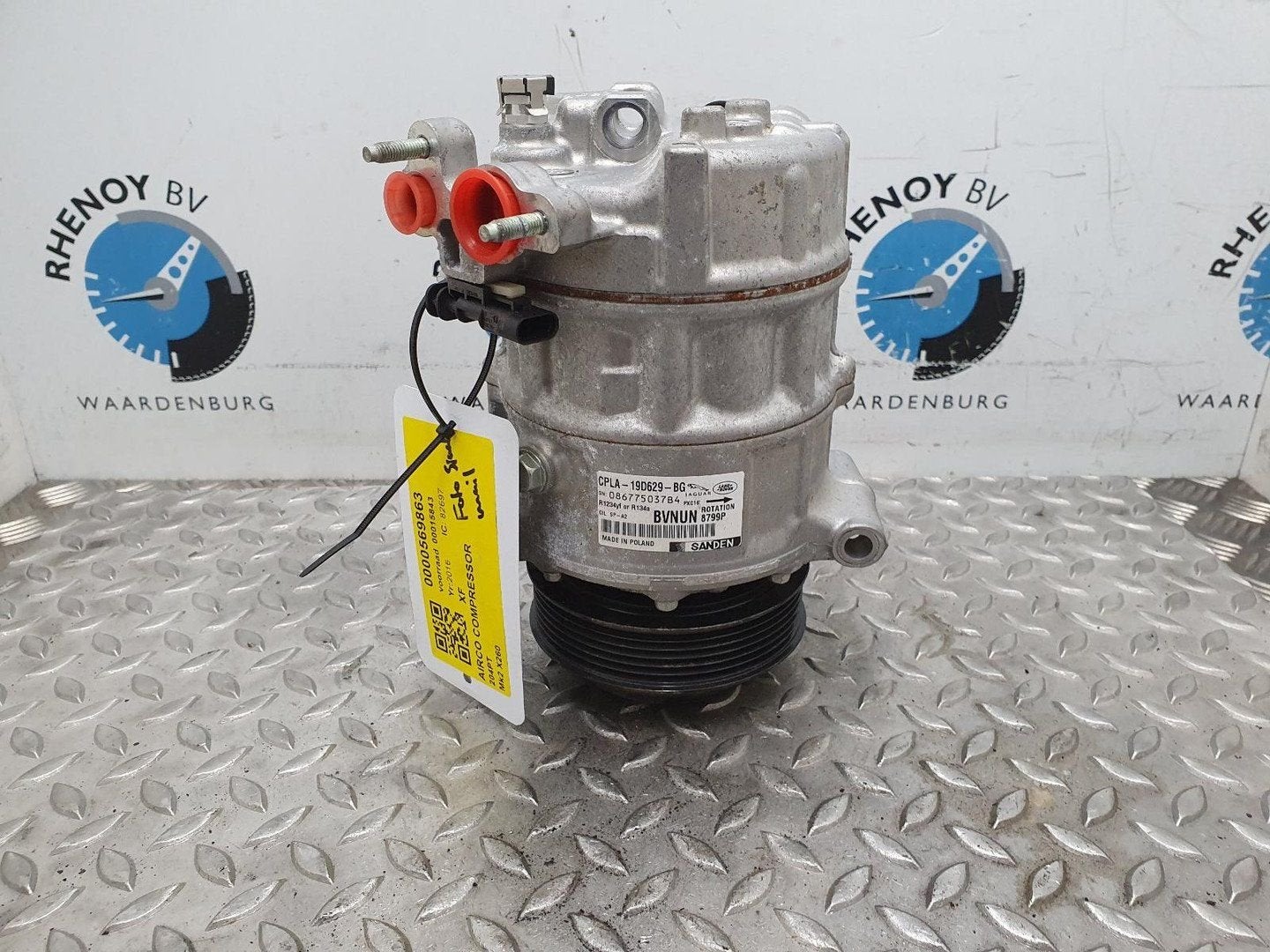 JAGUAR XF X260  AIRCO COMPRESSOR / AIRCOPOMP 2016, Ophalen of Verzenden, Gebruikt, ARN erkend