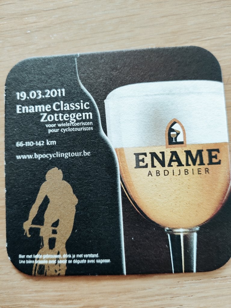 Bierviltjes Ename (Ename Classic Zottegem 19/03/2011), Verzamelen, Ophalen of Verzenden, Zo goed als nieuw, Viltje(s), Overige merken