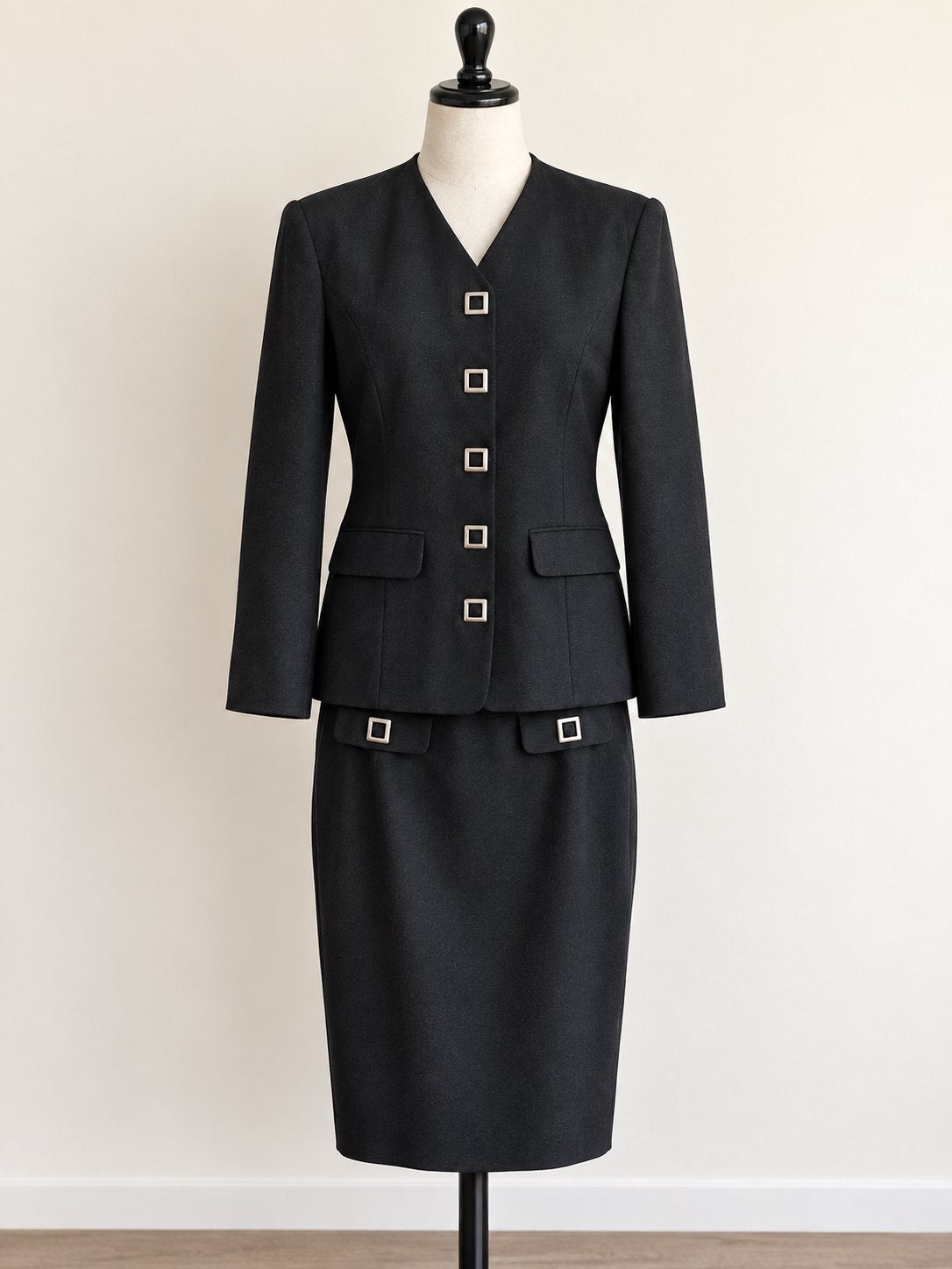 Te koop zwart ensemble maat 44, Kleding | Dames, Ophalen, Zo goed als nieuw, Maat 42/44 (L), Zwart