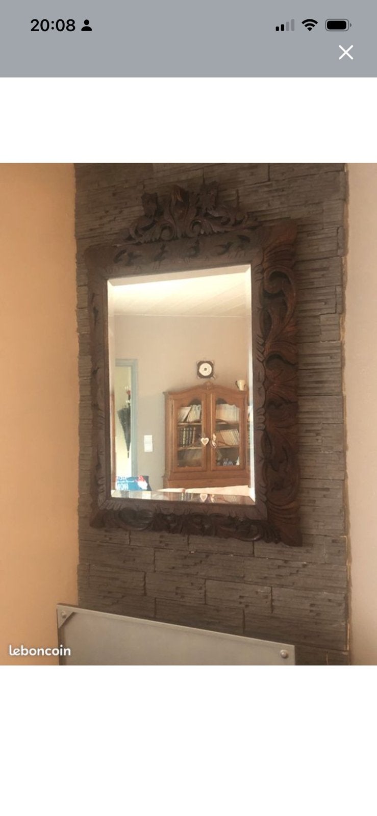 Miroir, Enlèvement, Utilisé, Rectangulaire
