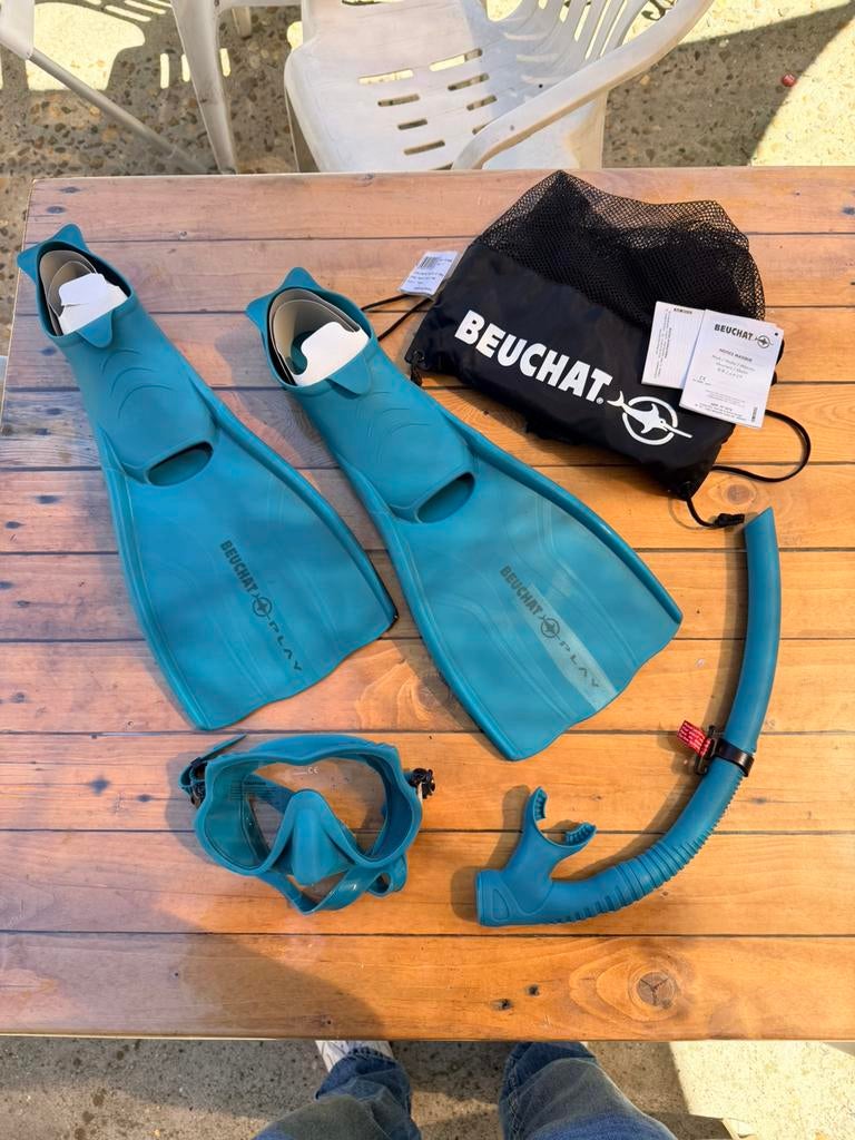 Kit plonger Beuchat, Enlèvement, Comme neuf