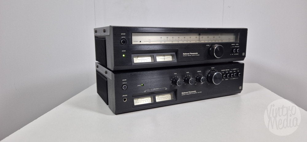 National Panasonic SU-2400 Versterker + ST-2400 Tuner | Set, Audio, Tv en Foto, Stereoketens, Overige merken, Tuner of Radio, Refurbished