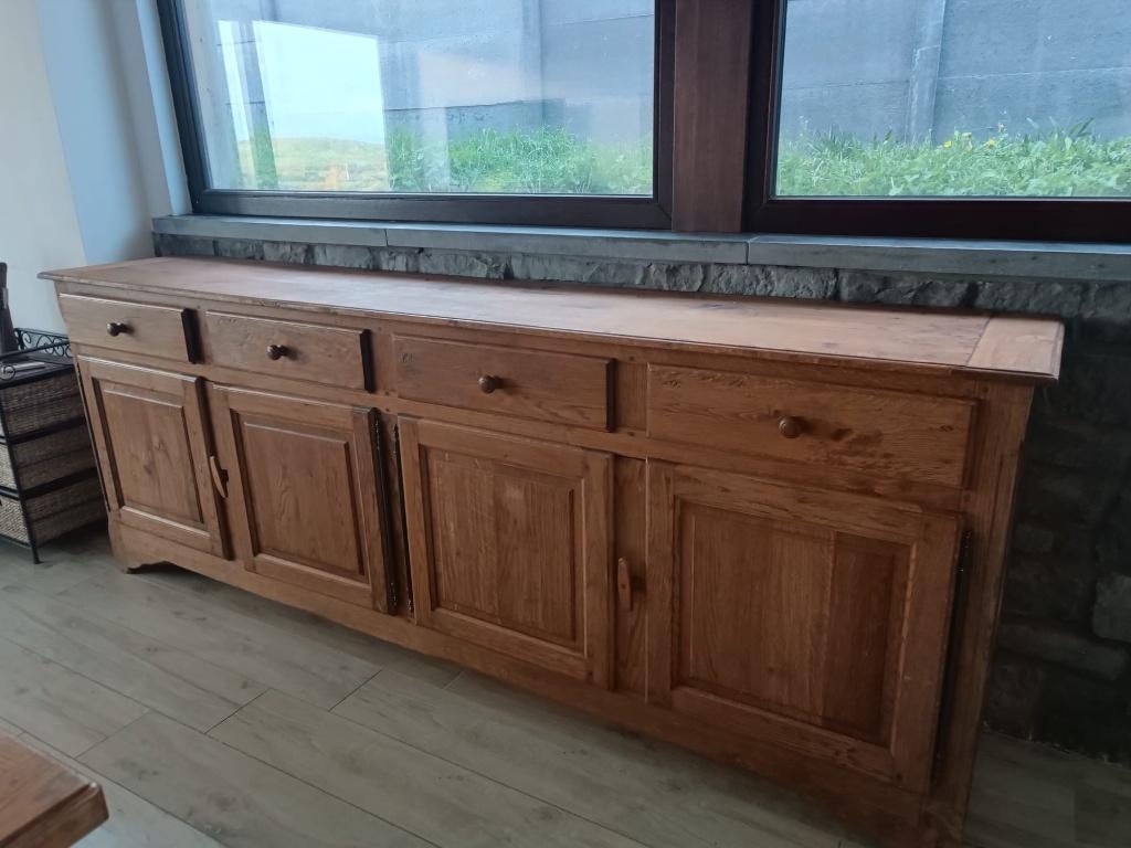 Salle a manger "meuble de ferme, Maison & Meubles, Enlèvement, Utilisé, Meuble decferme, 6 à 8 chaises