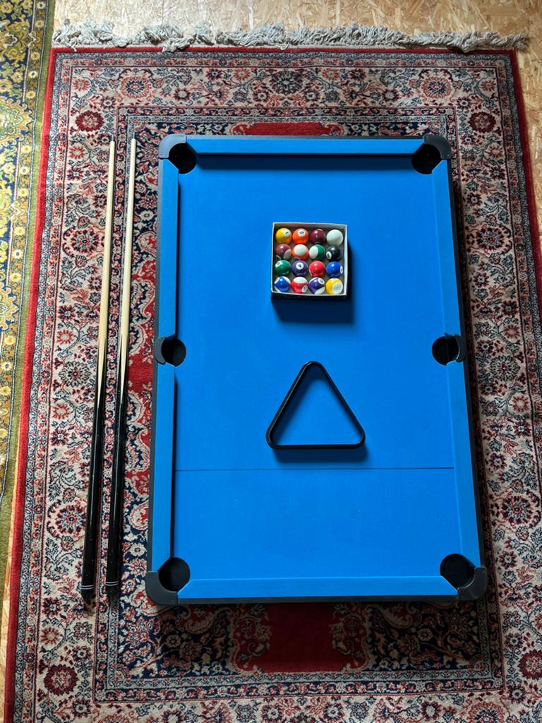 Tafelmodel pooltafel/biljart, Ophalen, Zo goed als nieuw, Pooltafel