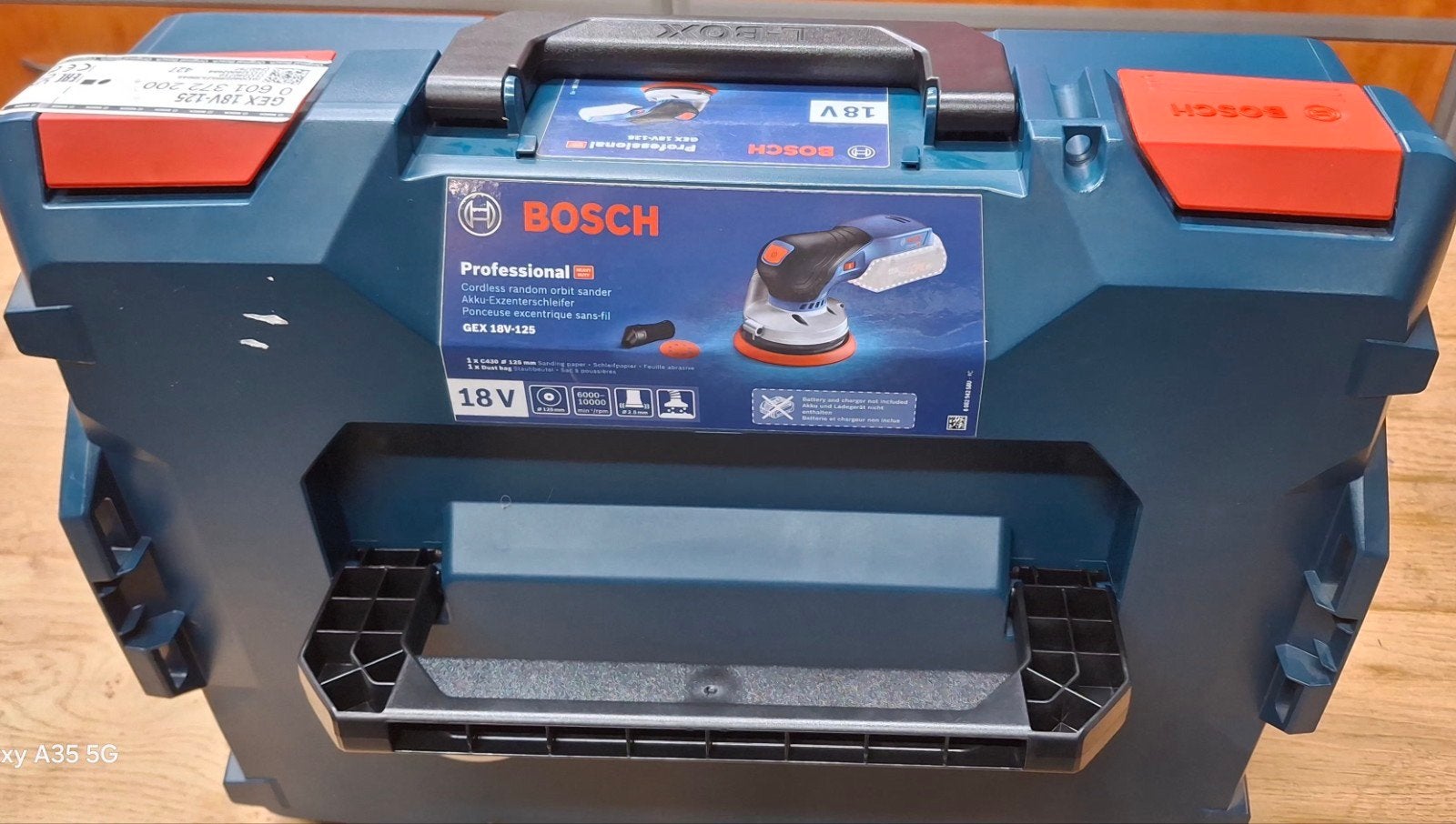 schuurmachine bosch  125 mm 18v, Bricolage & Construction, Outillage | Ponceuses, Enlèvement, Neuf
