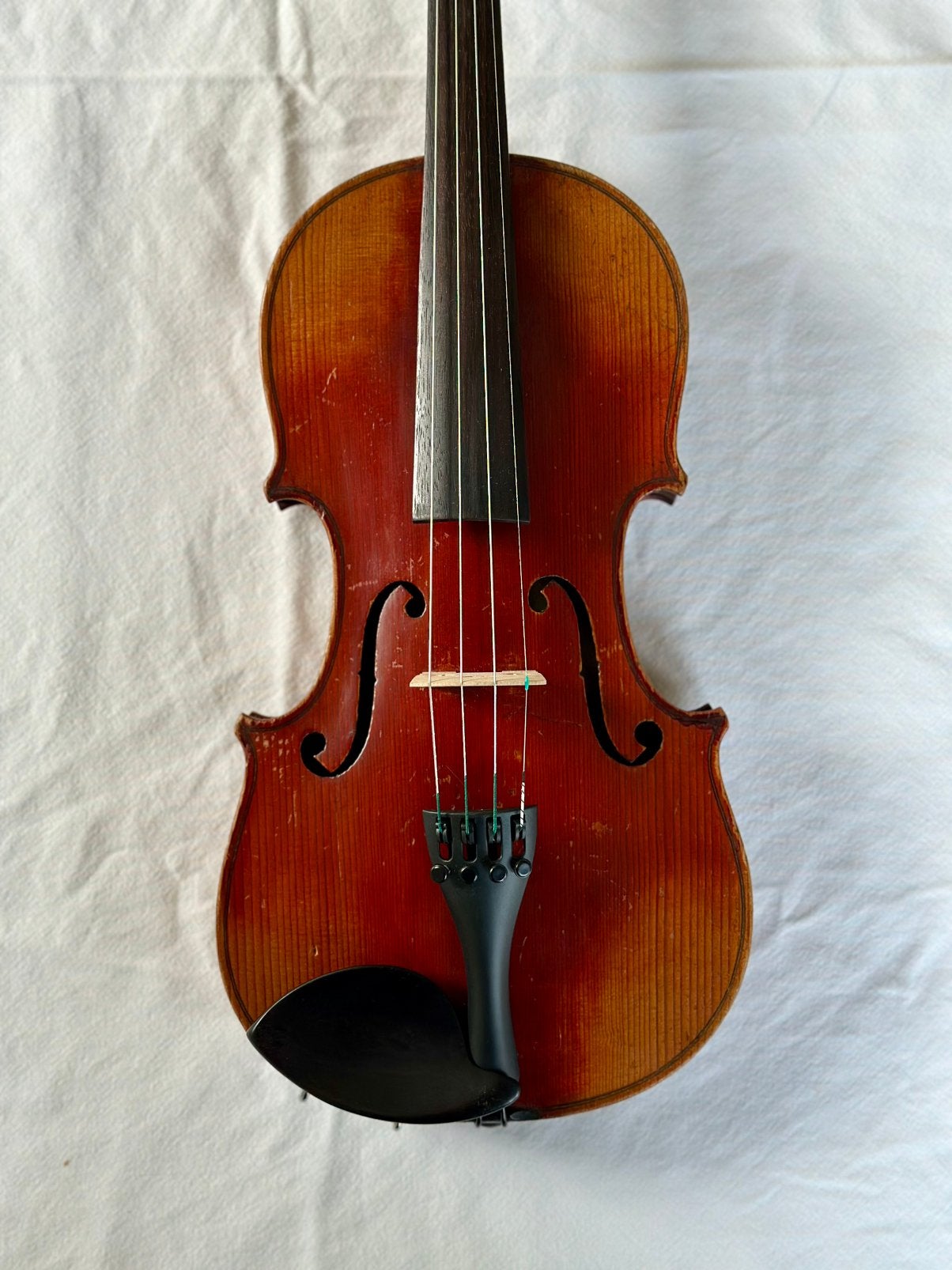 Violon Markneukirchen - 4/4 - 1920, Musique & Instruments, Violon, Comme neuf, Avec valise, Enlèvement ou Envoi