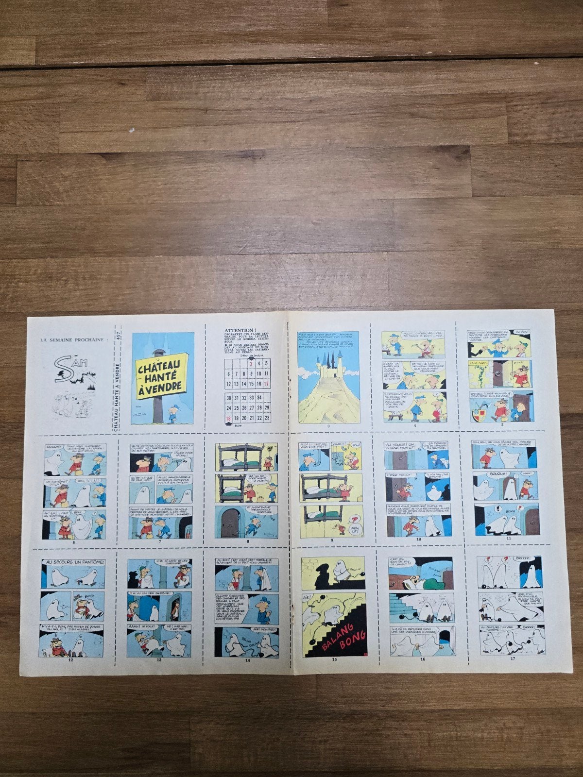 Spirou Mini-récit n457 Château hanté à vendre – Francis – 1, Livres, Enlèvement ou Envoi, Journal