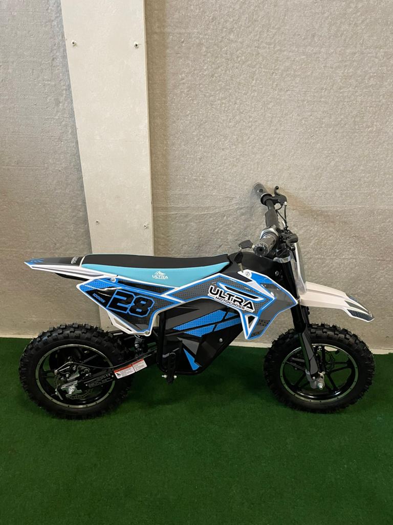Nieuwe Ultra 1000 watt elektrische blauwe kinder crossmotor, Enlèvement, Neuf