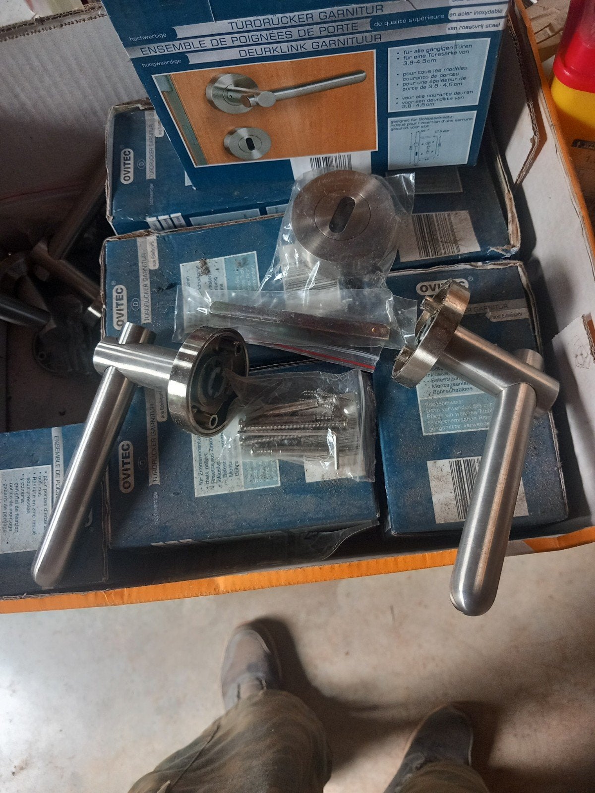 Deurklinken nieuw, Ophalen, Inox