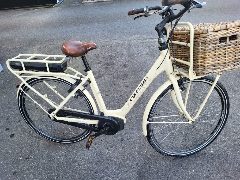 Prachtige elektrische retro damesfiets Oxford, Fietsen en Brommers, Fietsen | Dames | Damesfietsen, Zo goed als nieuw, Overige merken