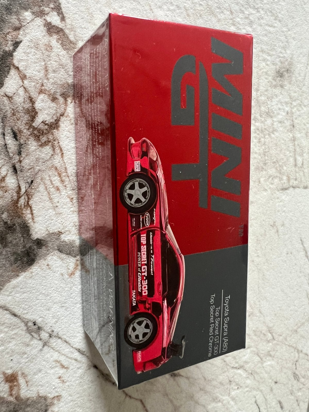 Mini gt toyota supra top secret gt-300, Hobby en Vrije tijd, Ophalen of Verzenden, Zo goed als nieuw
