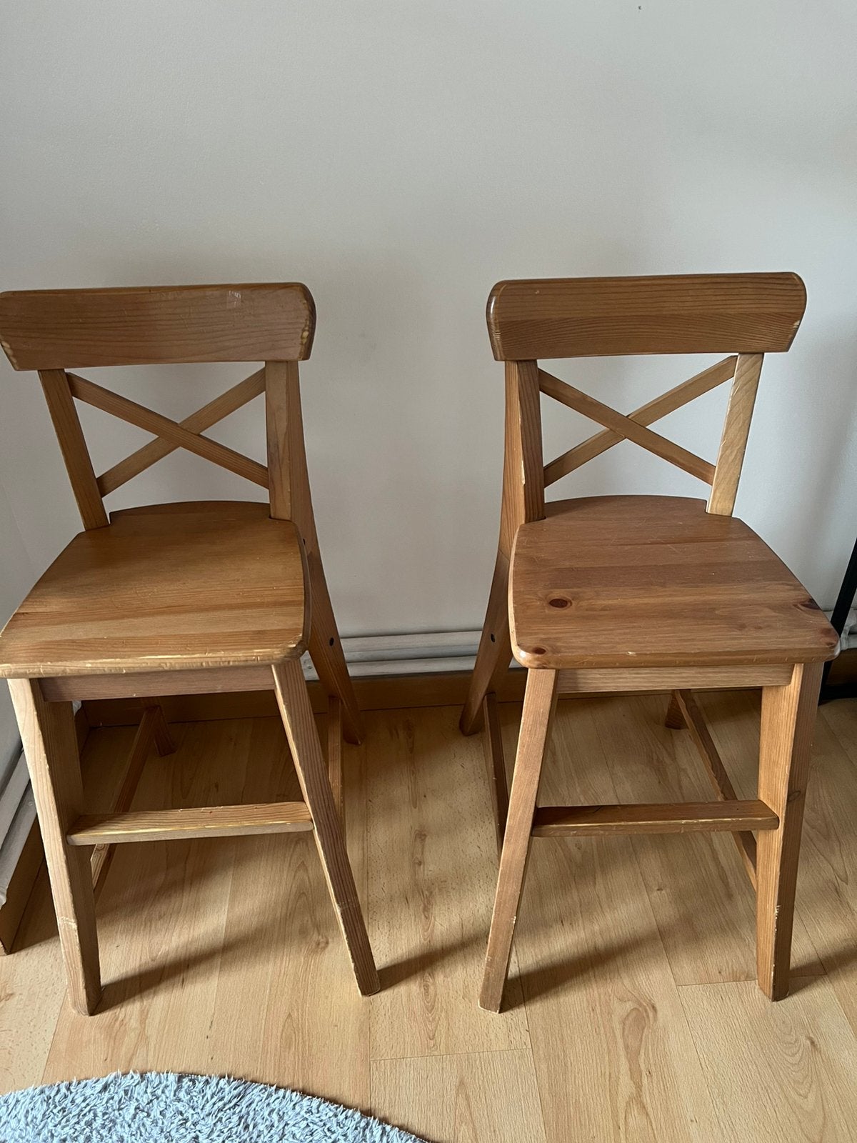 Ikea Ingolf stoel voor kinderen, Maison & Meubles, Enlèvement, Utilisé, Bois
