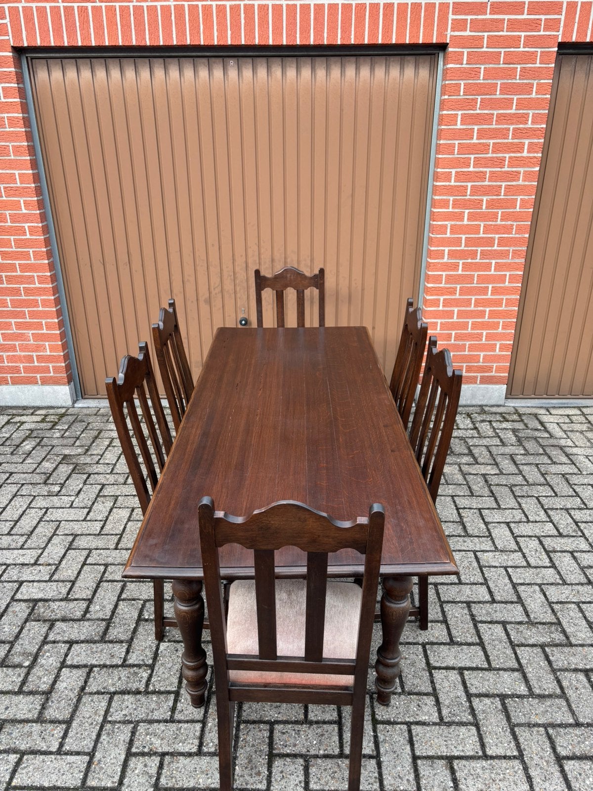 Belle table de salle à manger robuste, Enlèvement ou Envoi, Comme neuf