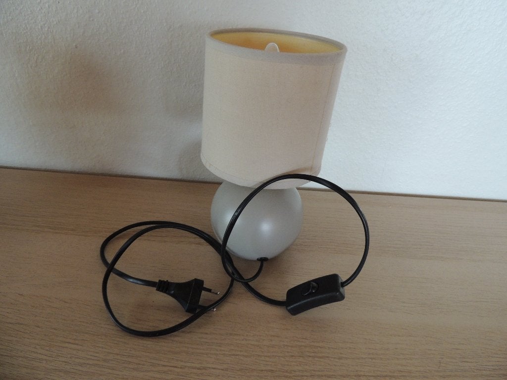 Lampe de chevet grise, Enlèvement, Lampe de chevet