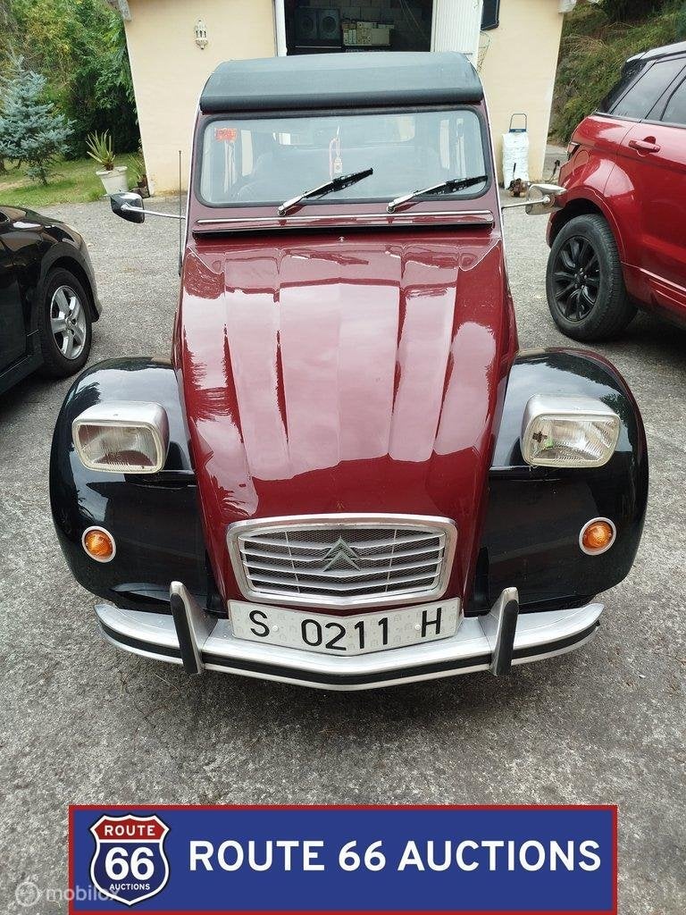 Citroën 2CV6 Charleston | 1979 | Route 66 Auctions, Citroën, Zwart, Bedrijf, Handgeschakeld