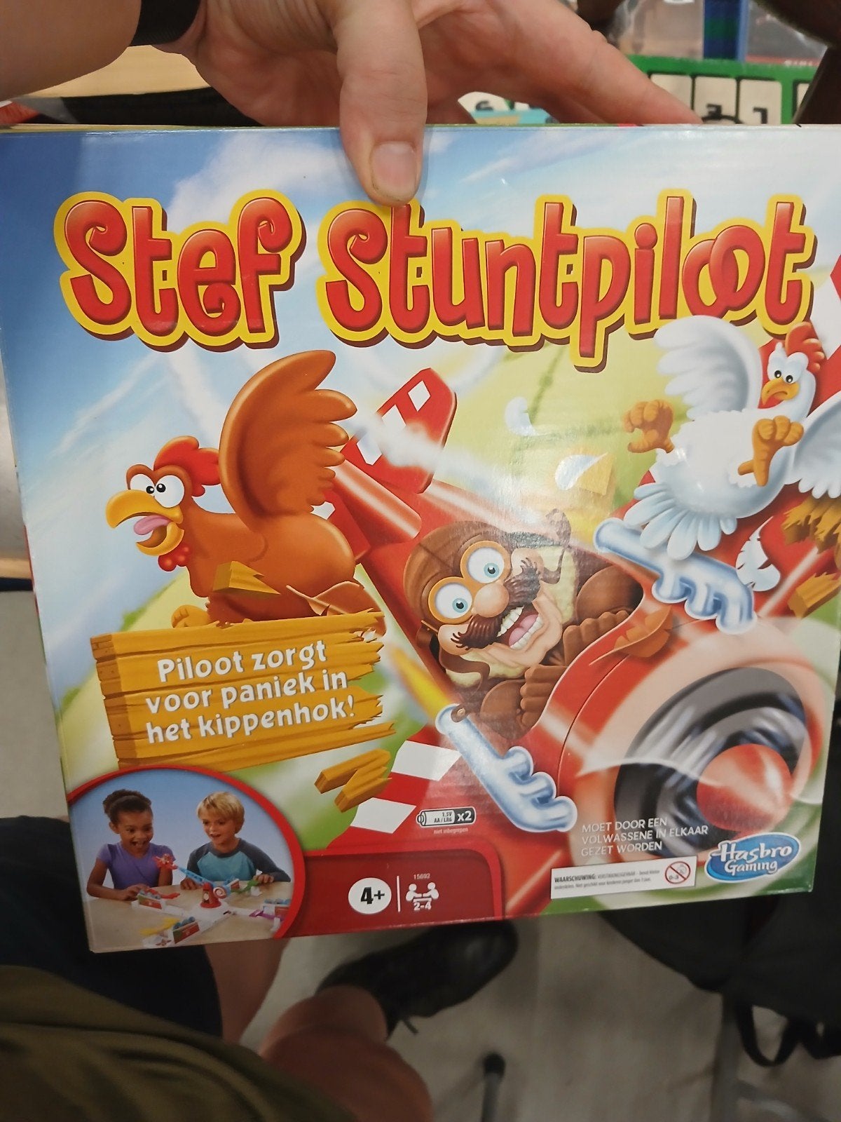 Stef stuntpiloot zo goed als nieuw, Hobby en Vrije tijd, Gezelschapsspellen | Bordspellen, Drie of vier spelers, Ophalen, Zo goed als nieuw