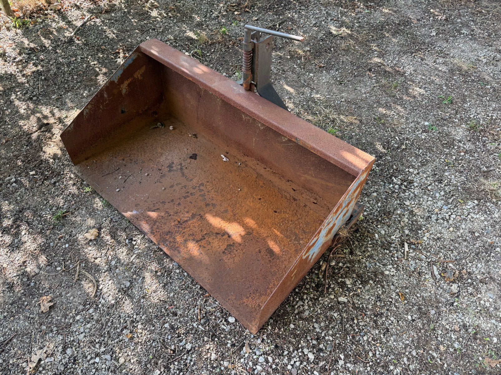 Grondbak voor minitractor tractor – 100 cm, Enlèvement, Utilisé, Fer
