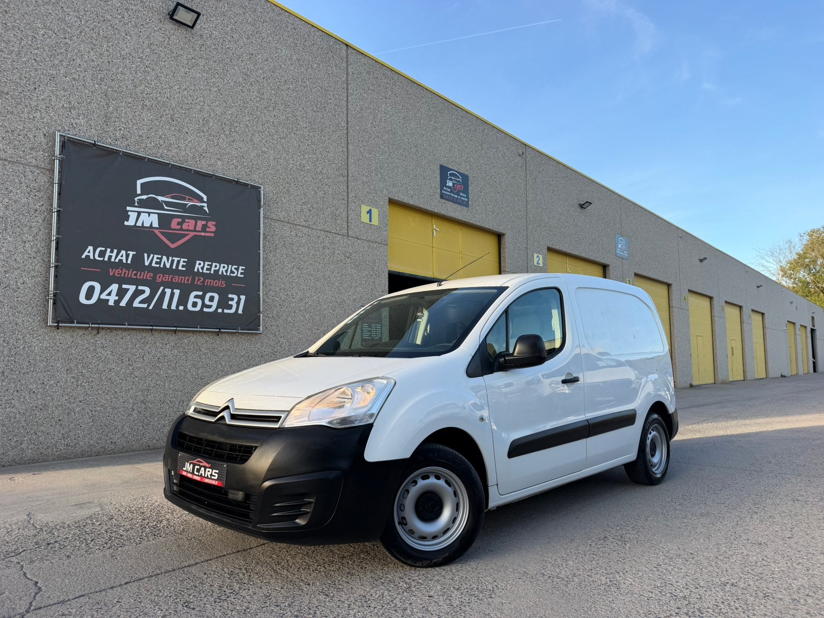 Citroën Berlingo 1.6 Bluehdi Airco, Auto's, Stof, Wit, 5 deurs, Radio