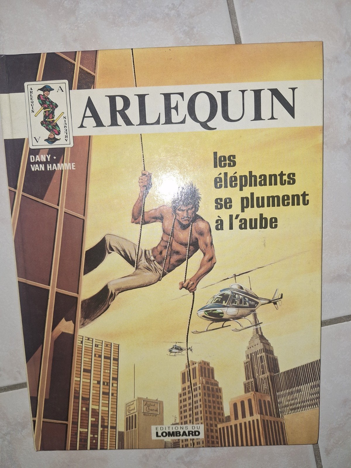 Arlequin 1 Les éléphants se plument à l'aube 1979 Eo Cotée, Eén stripboek, Ophalen, Gelezen