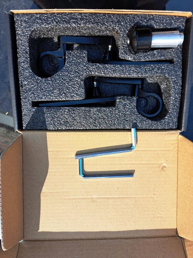 Bar-end spiegels, Ophalen