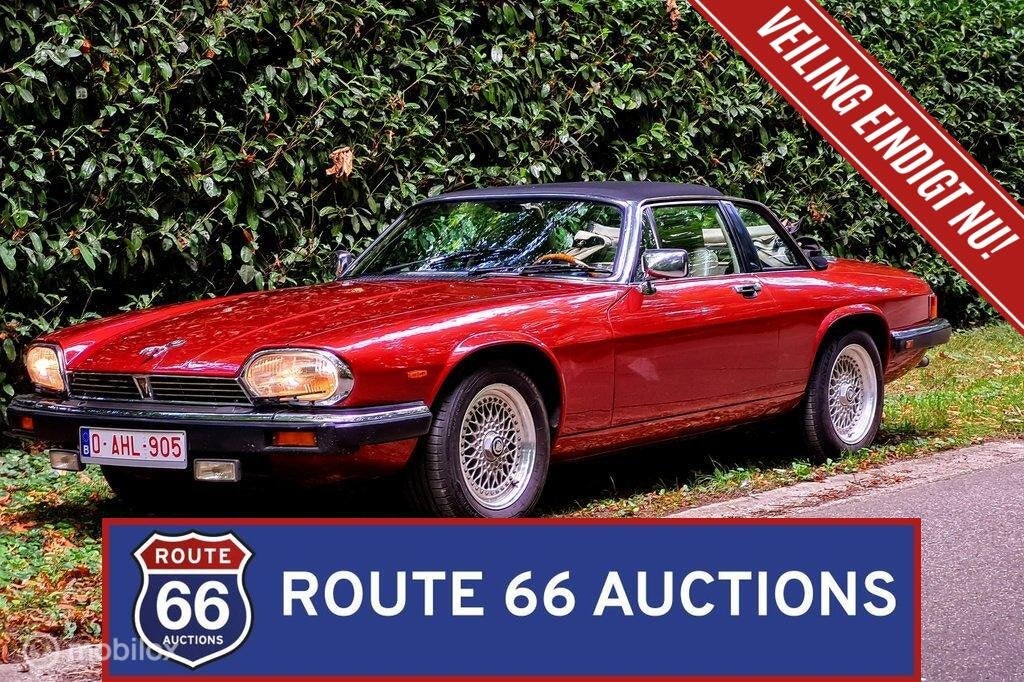 Jaguar XJ-SC V12 | 1986 | Route 66 Auctions, Auto's, Zwart, Bedrijf, Handgeschakeld, Overige carrosserie