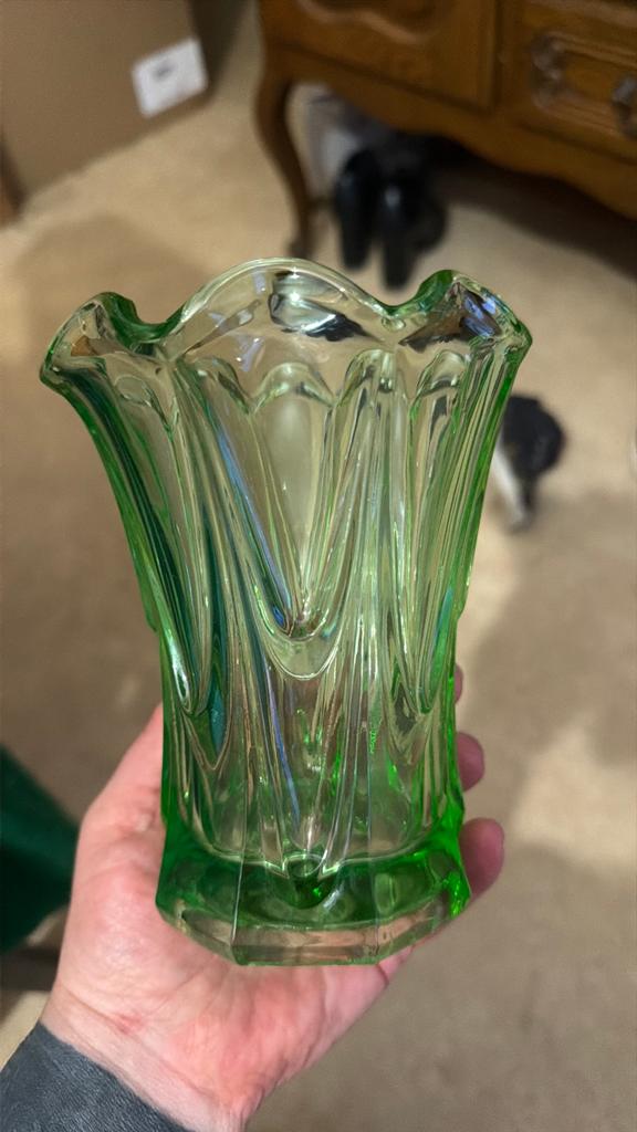 Vase en verre, Enlèvement ou Envoi