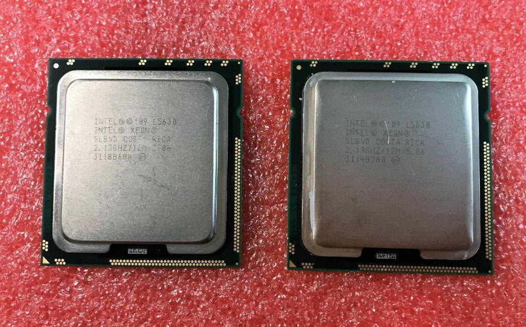 Paire de processeurs Intel Xeon L5630 – Socket LGA1366, Gebruikt, 4-core, Intel Xeon, Ophalen of Verzenden