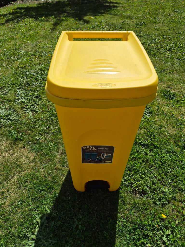 Vuilnisbak 80 liter, Ophalen